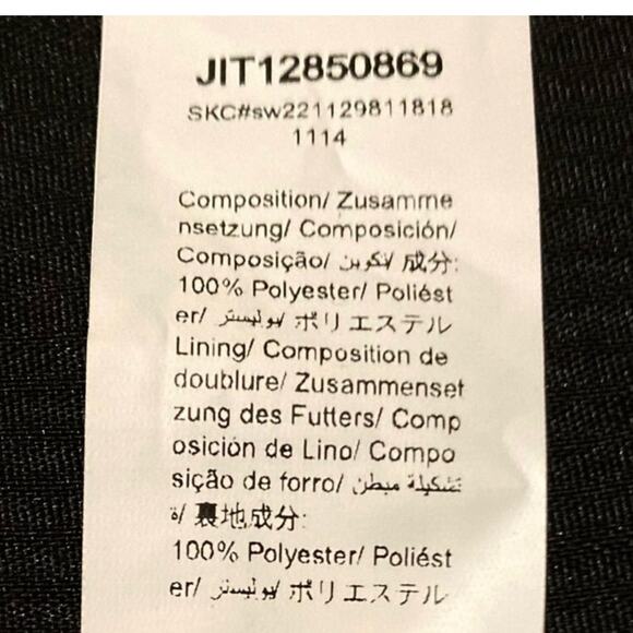 Shein Mod Top Women Small (4) Black Corduroy Rear Zip Wide Straps Biker Girl NWT - Picture 4 of 10